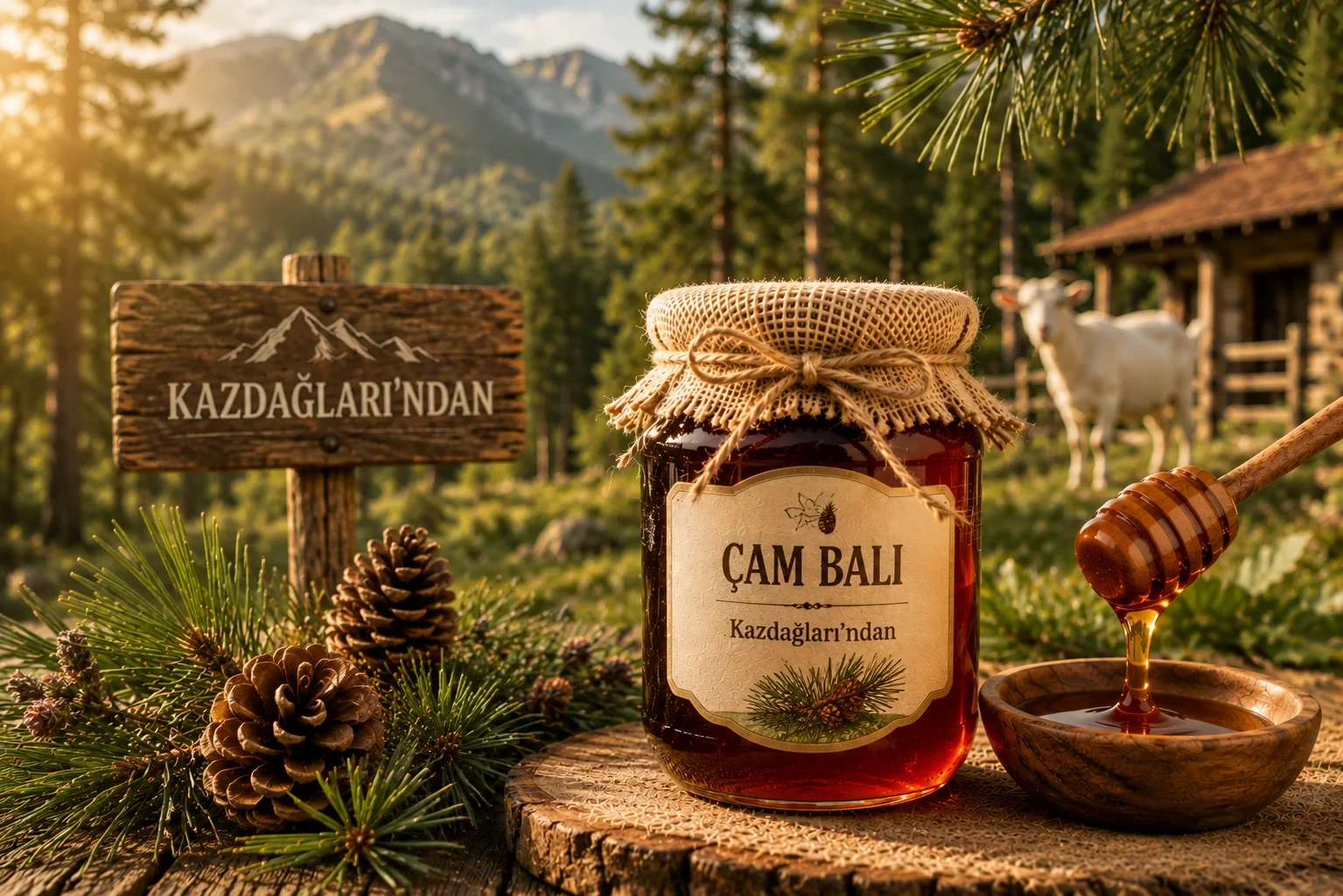 ÇAM Balı 850 Gr. (KAZDAĞLARINDAN)