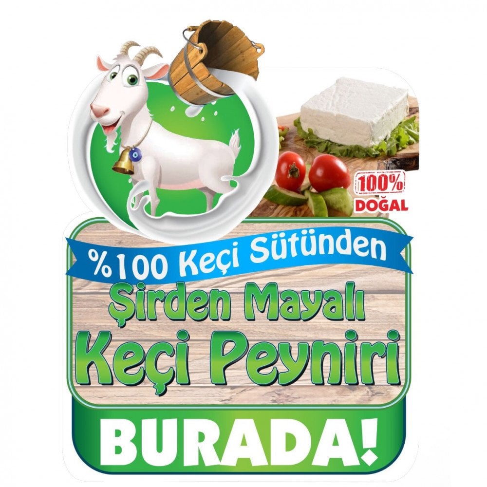 Taze ve Kızartmalık KEÇİ Peyniri (ŞİRDEN MAYALI)